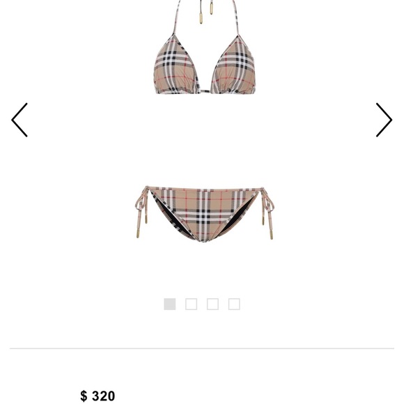 Vintage Burberry Brit Bikini - Picture 2 of 4